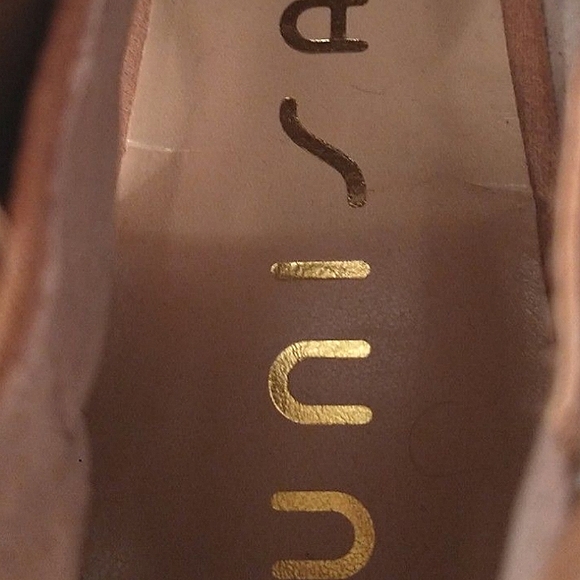 Unisa tan vegan leather open toe ankle boots Unmalaniee - Picture 4 of 4